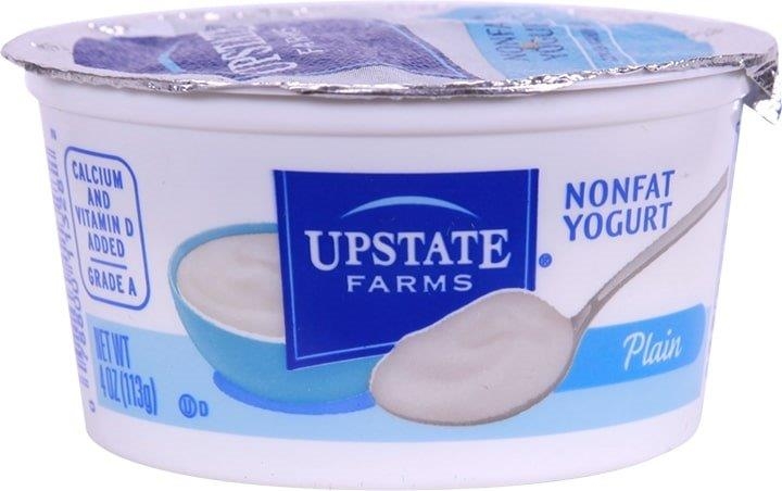 Upstate Niagara Coop Plain Rich and Creamy Yogurt, 4 Ounce -- 48 per case.