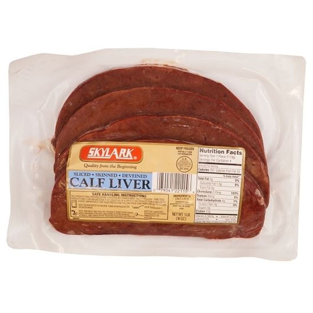 Skylark Calf Liver, 1 Pound -- 16 per case