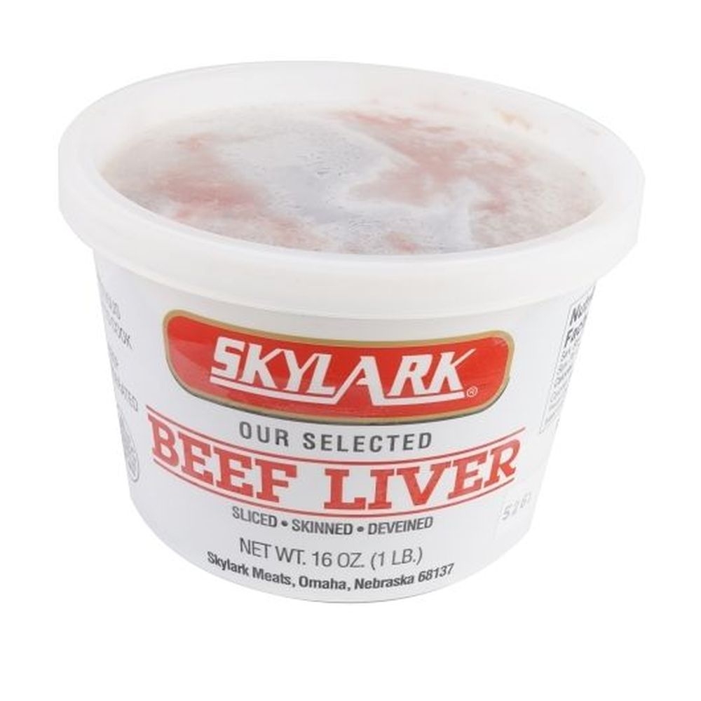 Skylark Cup Pac Beef Liver, 1 Pound -- 24 per case