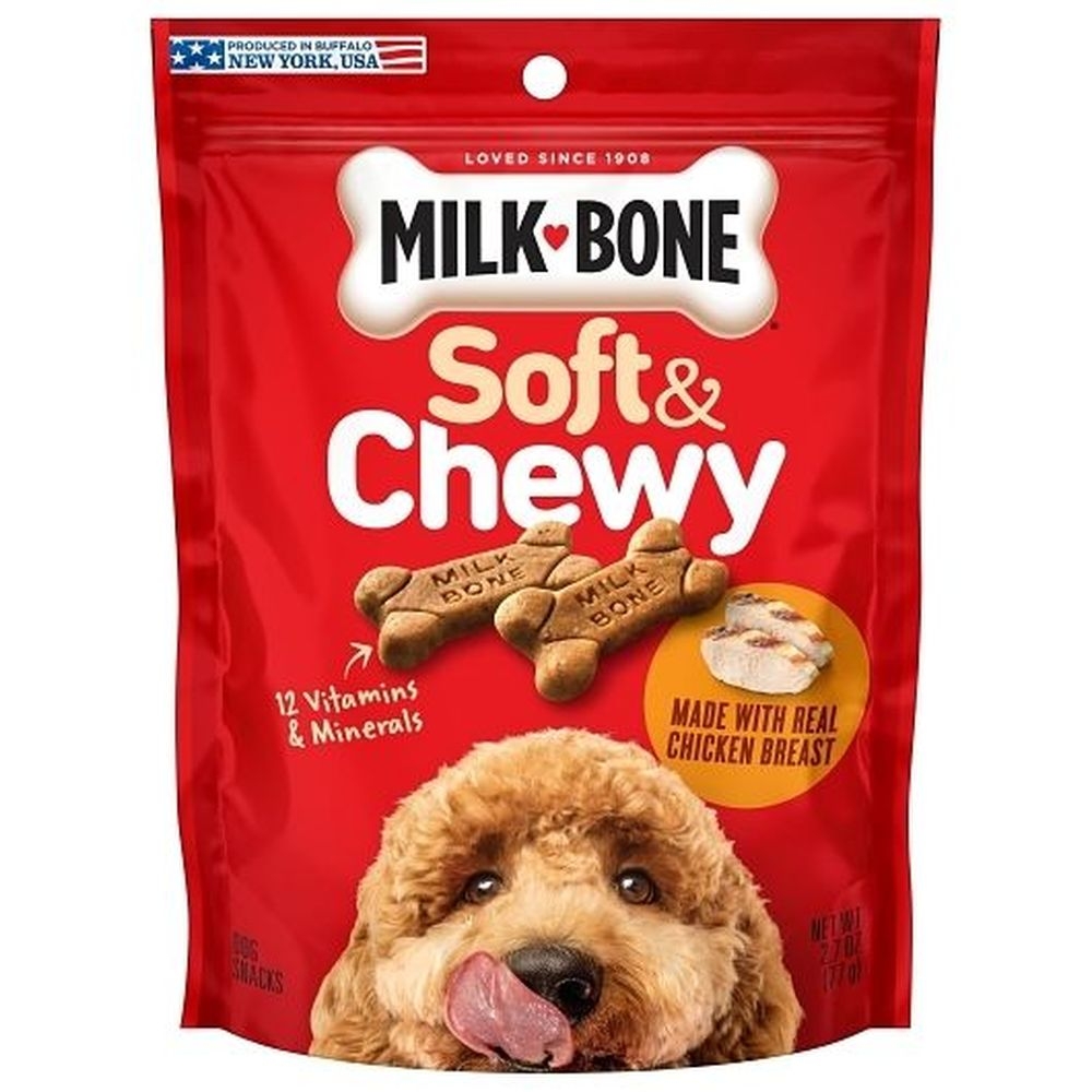Milk Bone Soft and Chewy Chicken Breast Dog Snacks, 2.7 Ounce -- 8 per case
