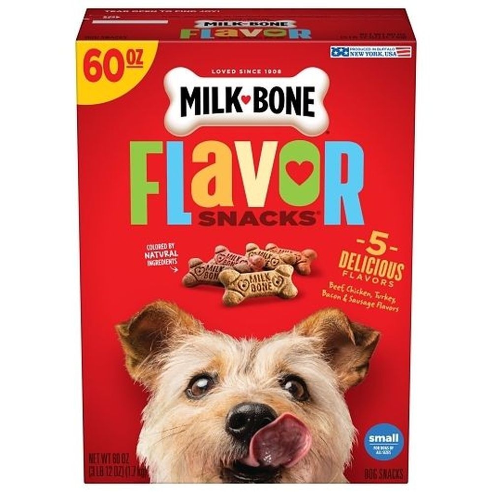 Milk Bone Flavor Snacks for Dog, 60 Ounce -- 6 per case