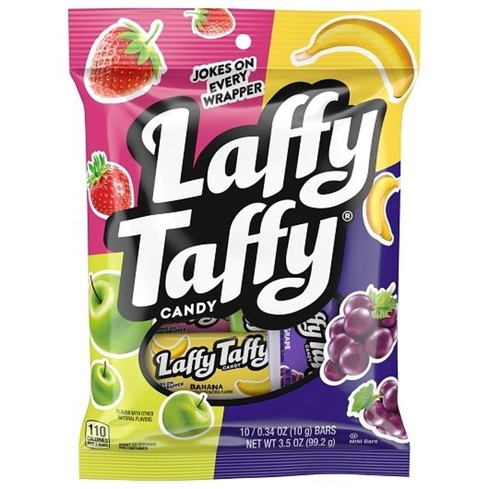 Laffy Taffy Assorted Flavors Candy, 3.5 Ounce -- 12 per case
