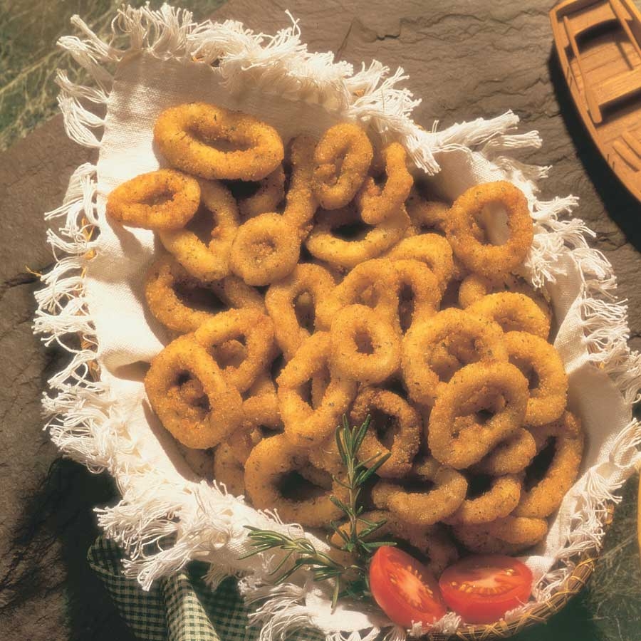 Sea Watch Fresh Breaded Italian Calamari Rings, 5 Pound -- 2 per case.