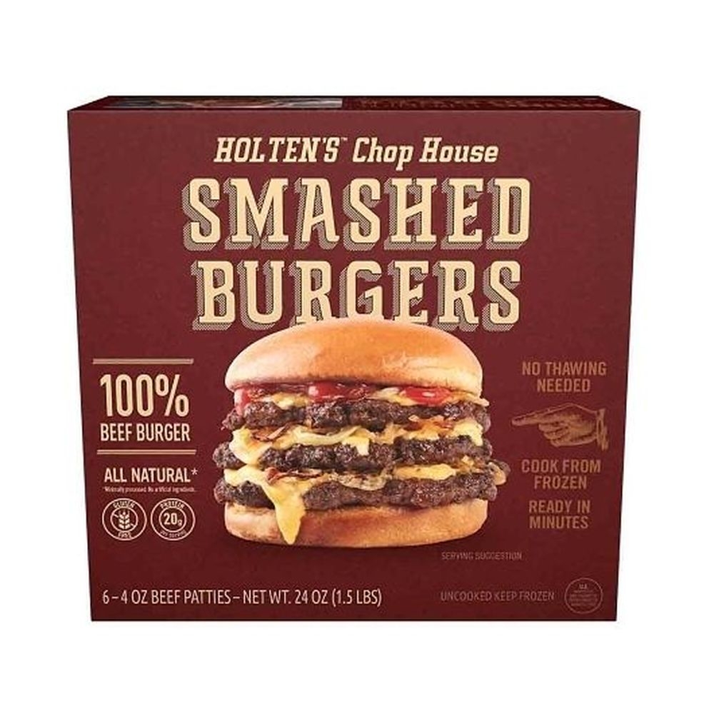 Chophouse Smashburger Beef Patties, 1.5 Pound -- 9 per case