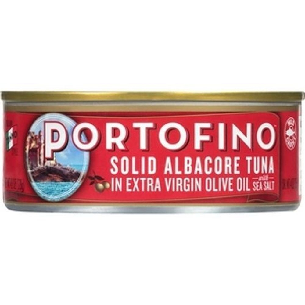 Portofino Solid White Tuna with Extra Virgin Olive Oil and Ezo, 4.5 Ounce -- 12 per case