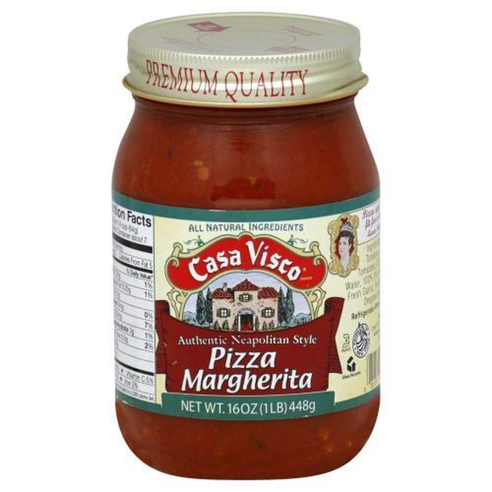 Casa Visco Neapolitan Style Margherita Pizza Sauce, 16 Ounce -- 6 per case