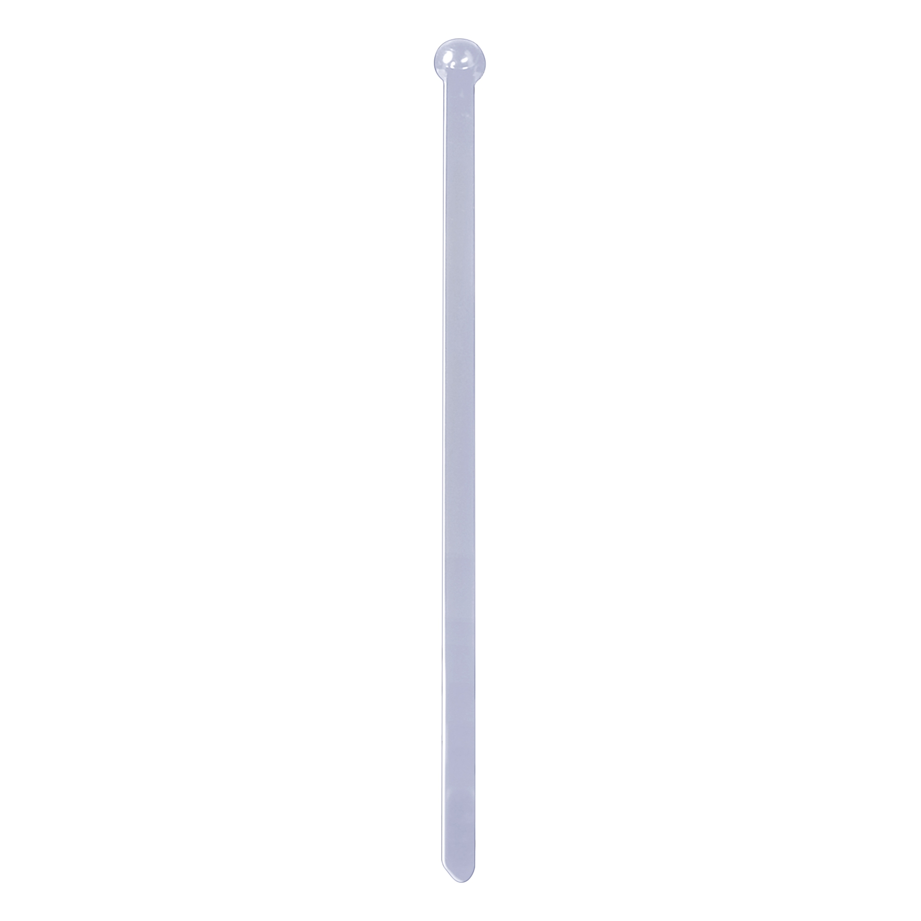 WNA Spirit Plastic Stemmed Crystal Square Ball End Stirrer, 5.5 inch -- 5000 per case.