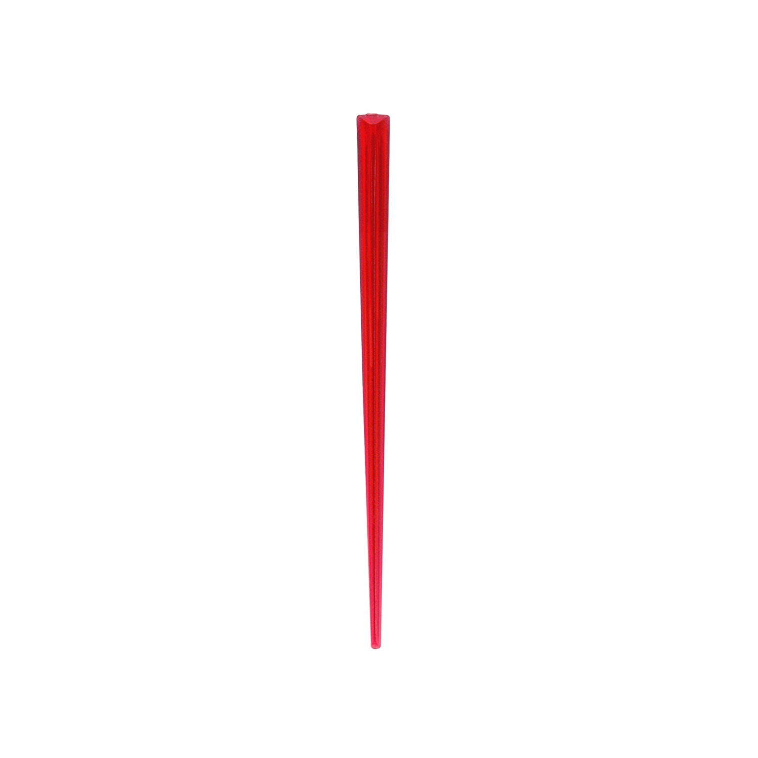WNA Spirit Plastic Triangle Translucent Ruby Red Prism Pick, 3.5 inch -- 2500 per case.