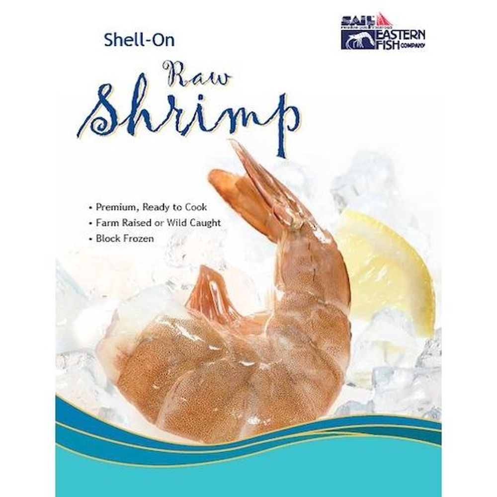 Sail Headless Shell On Wild Shrimp, 5 Pound -- 10 per case