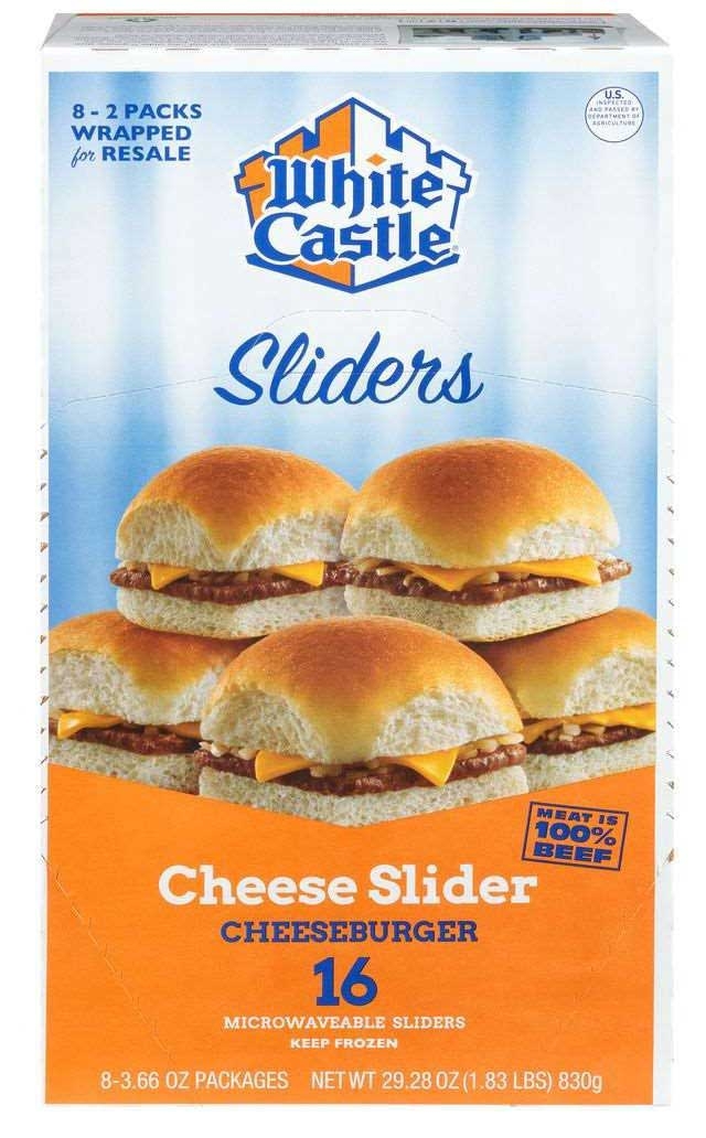 White Castle Cheeseburger Cheese Sliders, 29.28 Ounce -- 6 per case
