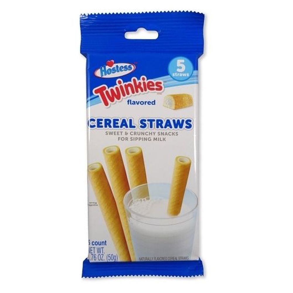 Hilco Twinkies Cereal Straws, 1.76 Ounce Peg Bag -- 52 per case