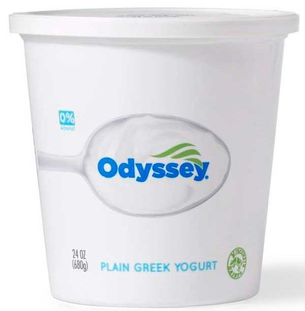Odyssey Plain Greek Yogurt, 24 Ounce -- 6 per case