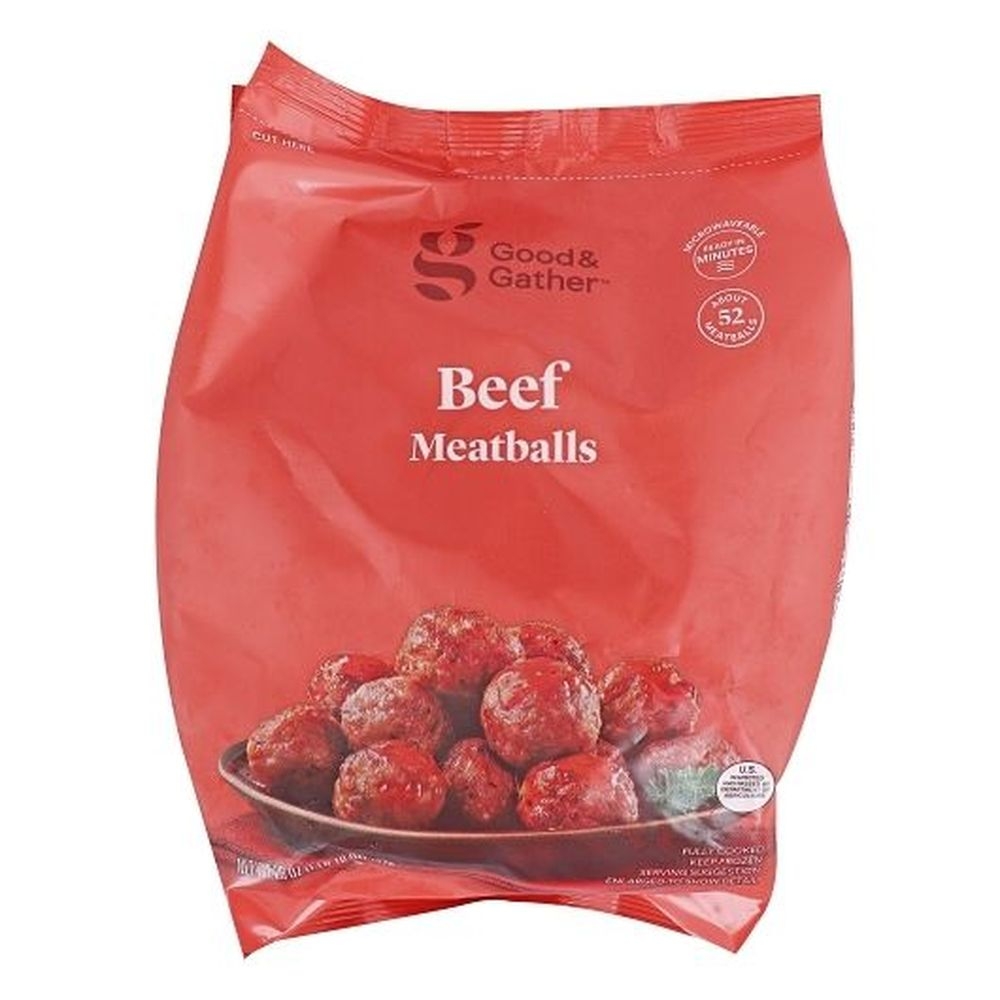 Good and Gather Beef Meatballs, 26 Ounce -- 8 per case
