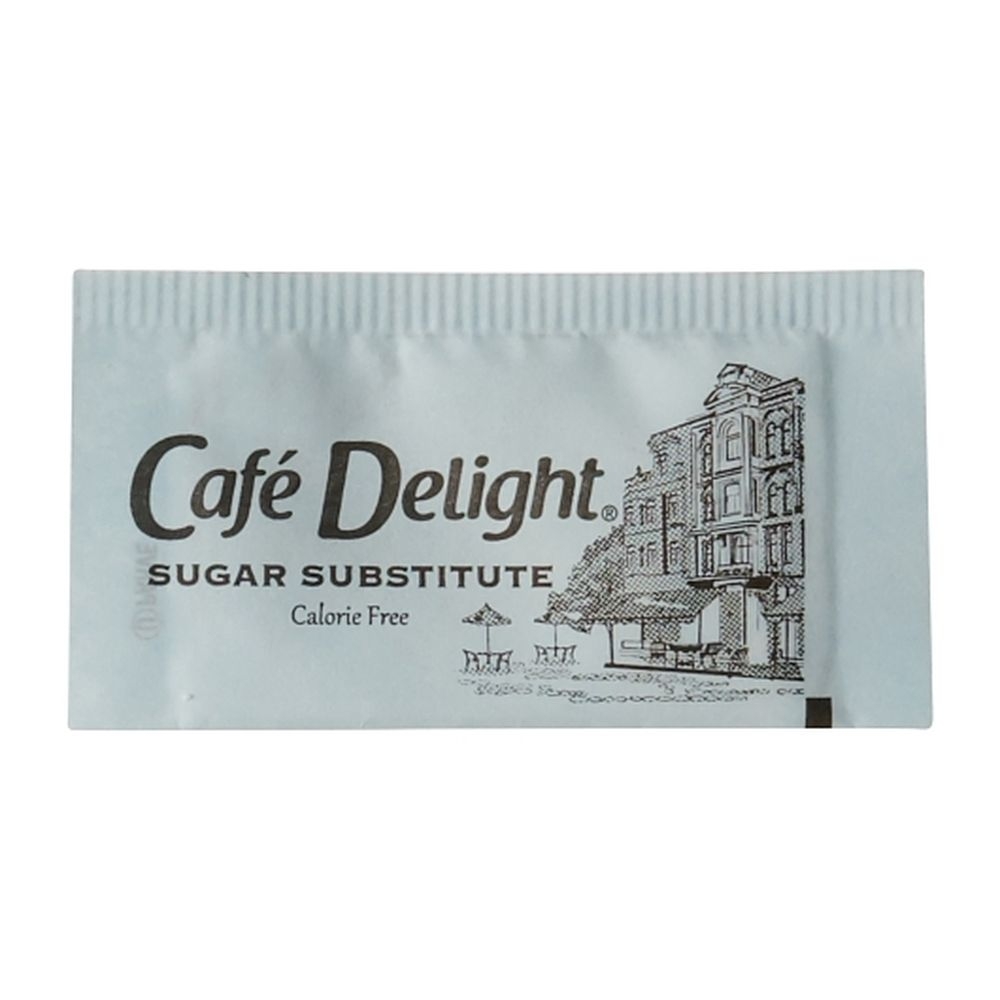 Cafe Delight Blue Aspartame Sugar Substitute, 0.8 Gram Packet -- 2000 per case