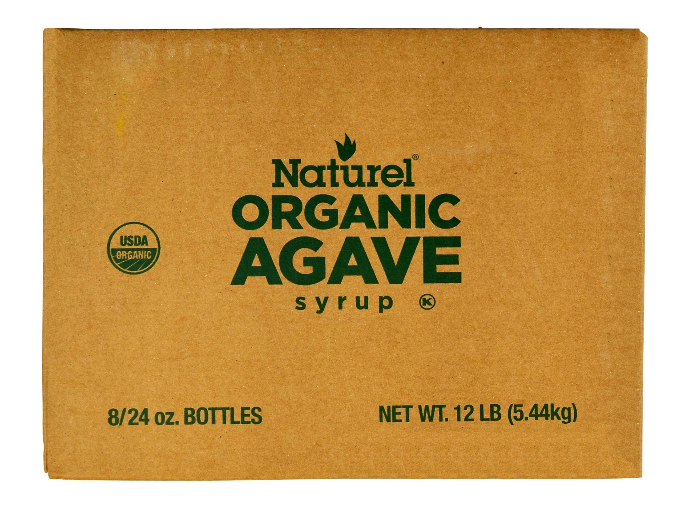 Naturel Organic Light Agave Syrup, 24 Ounce Bottle -- 8 per case.
