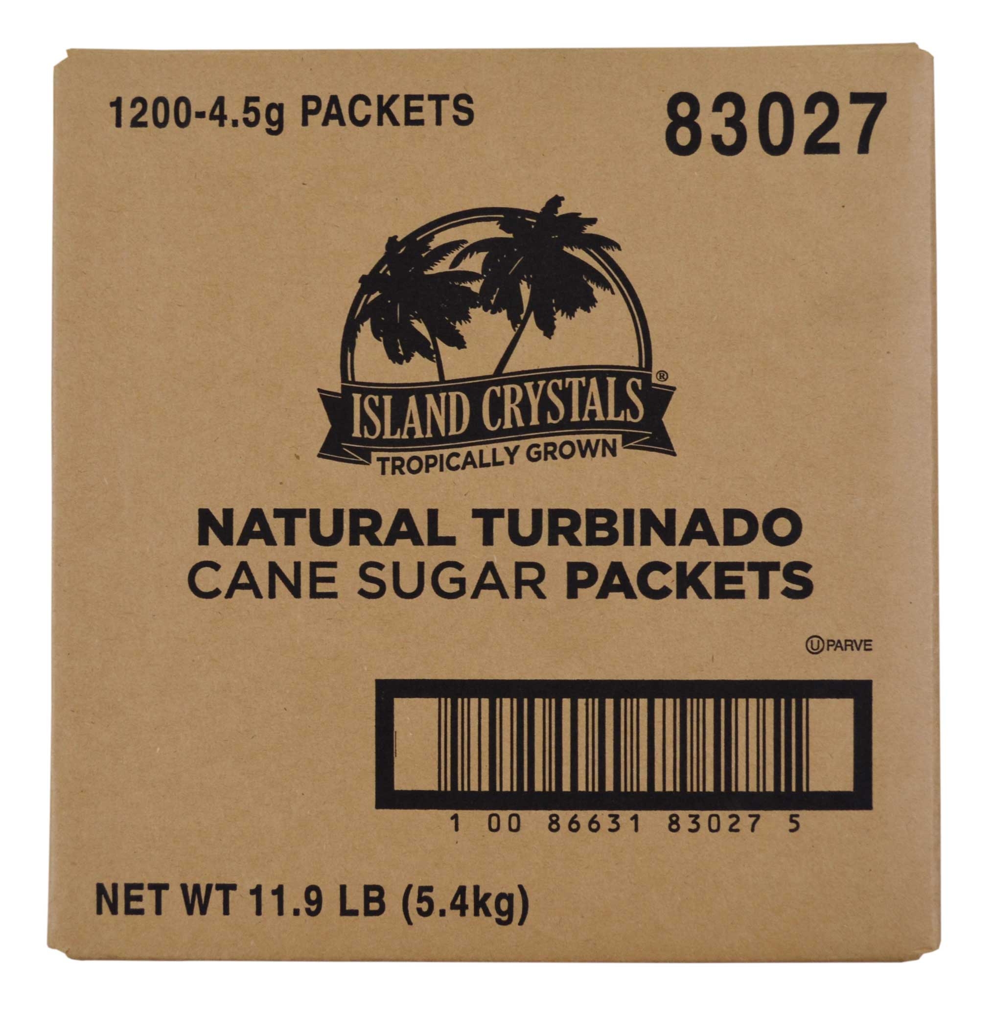 Maui Turbinado Sugar, 4.5 Gram -- 1200 per case.