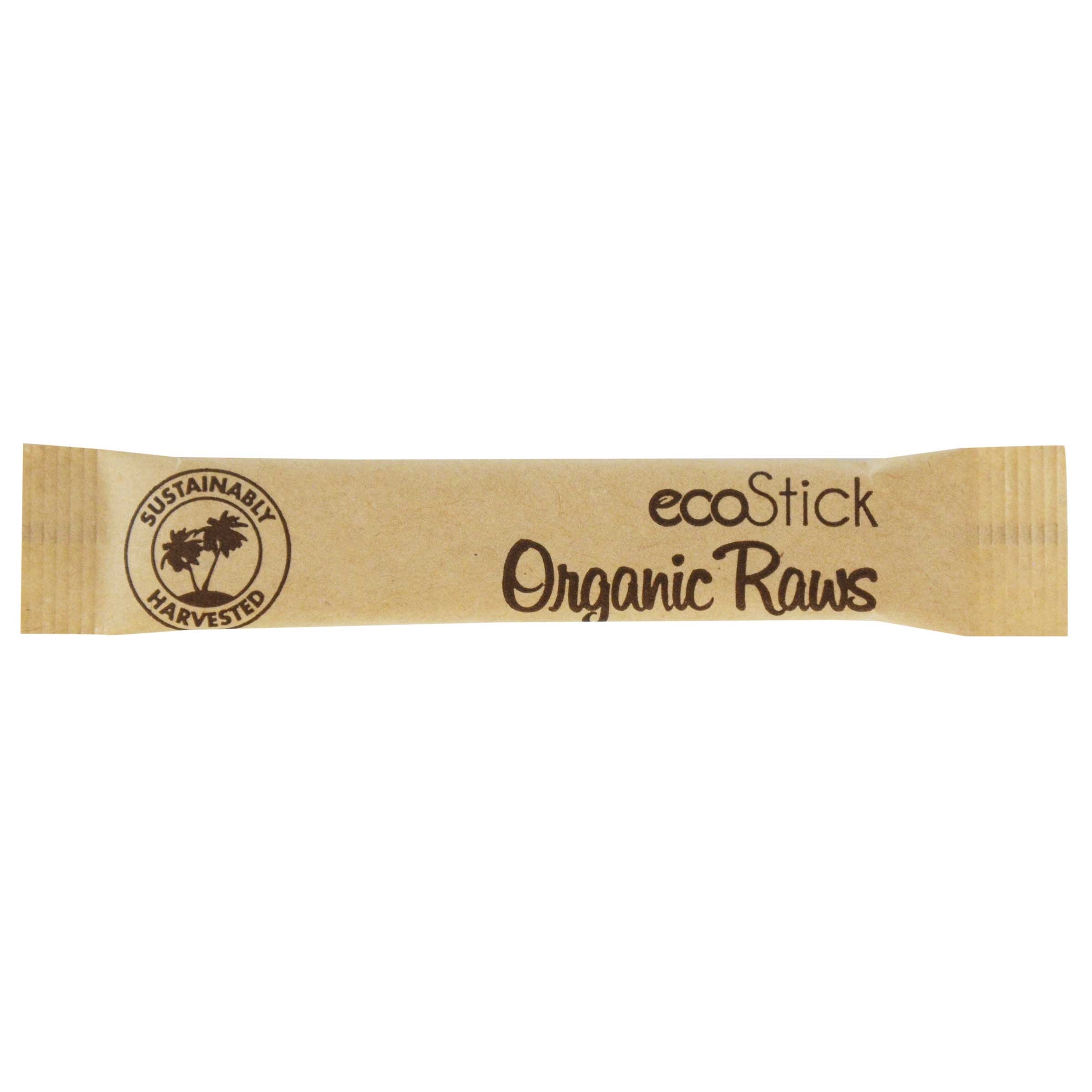 Ecostick Single Serve Turbinado Sticks, 3 Gram -- 2000 per case.