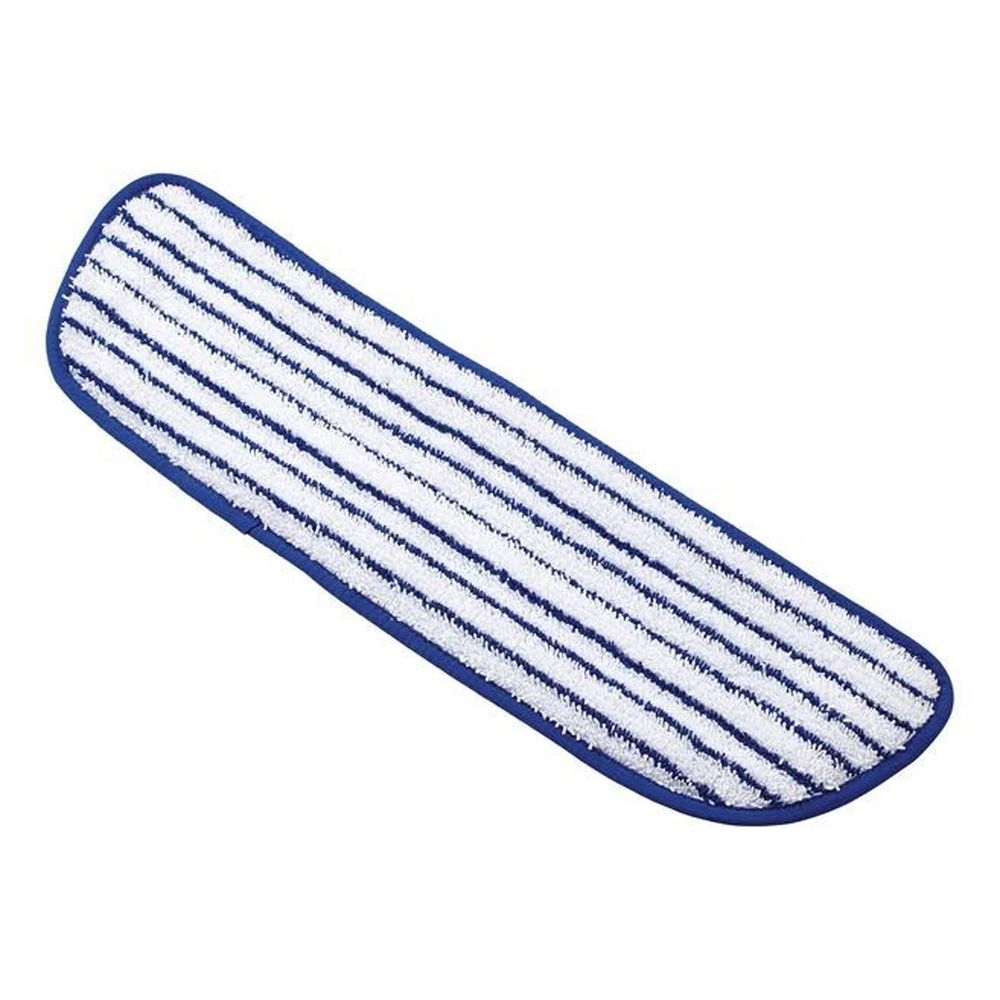Rubbermaid White Microfiber Finish Pad, 18 inch -- 6 per case.