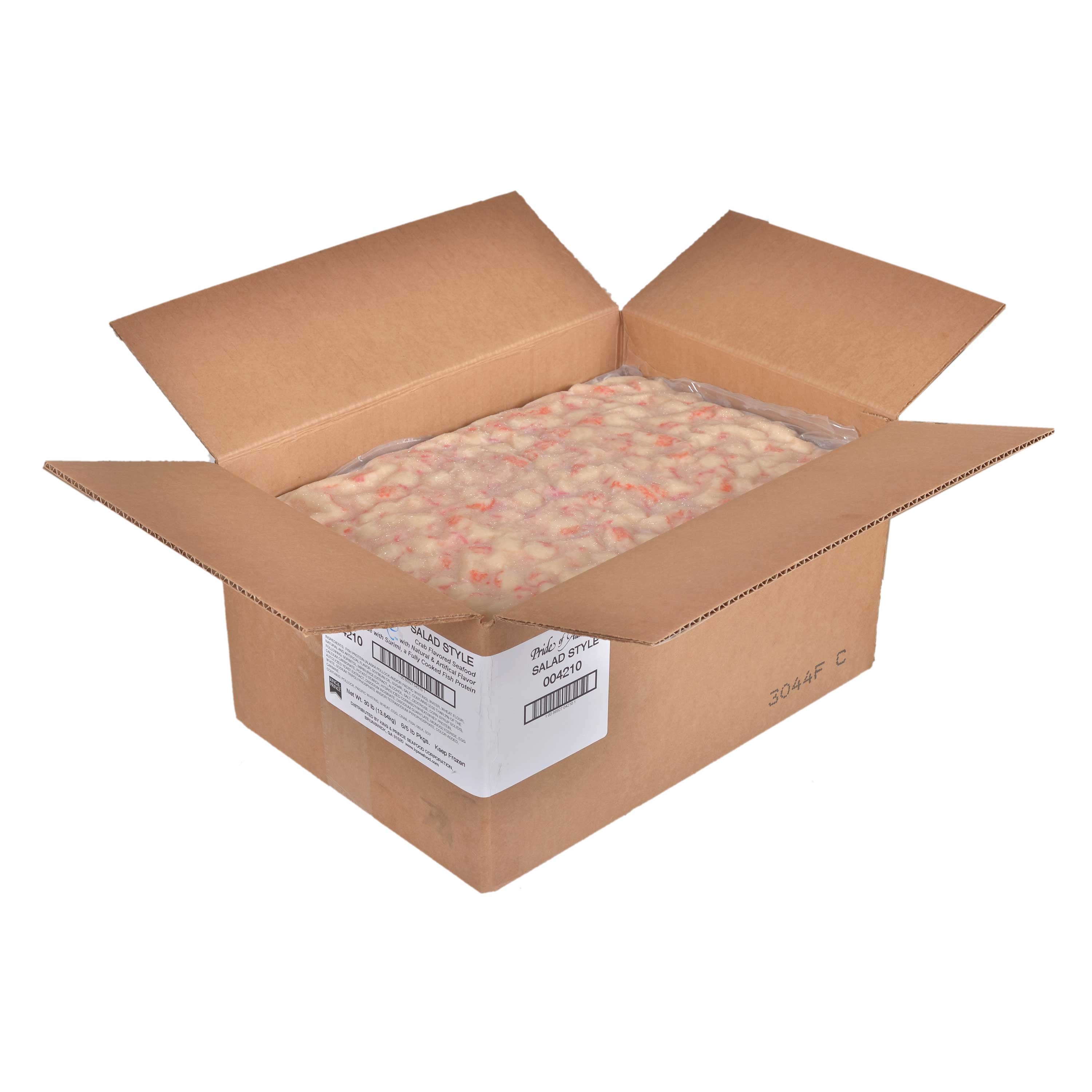 King And Prince Seafood Mrs Fridays Alaska Imitation Crab Surimi, 5 Pound -- 6 per case.