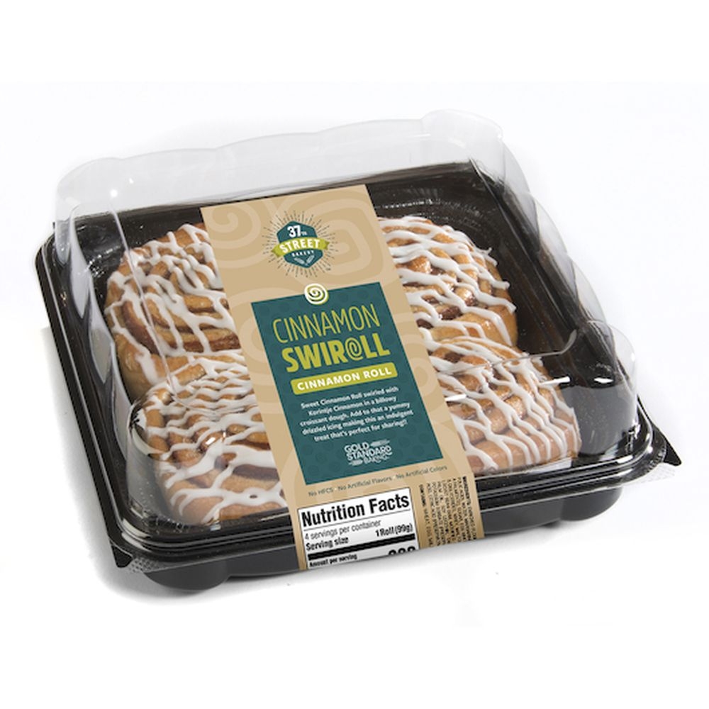 37Th Street Bakery Cinnamon Swiroll Cinnamon Roll, 14 count -- 14 per case