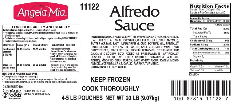 Conagra Angela Mia Standard Alfredo, 80 Ounce -- 4 per case.