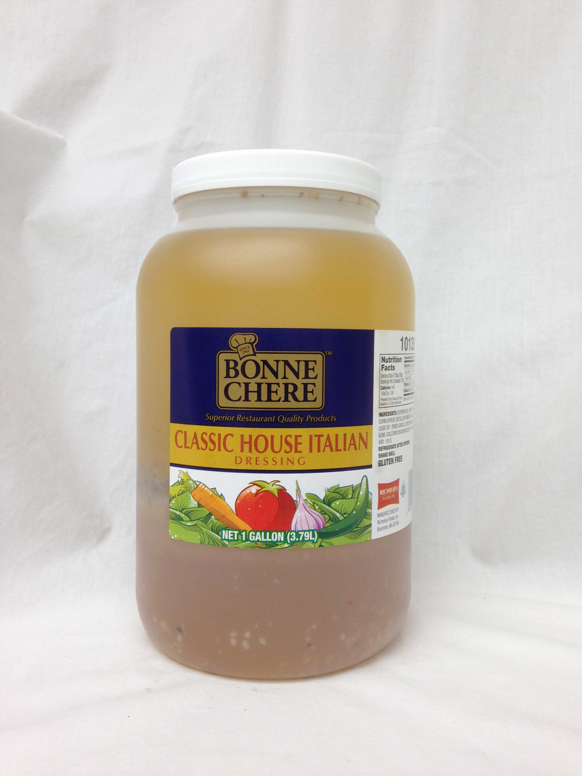 Bonne Chere Golden Italian Dressing, 1 Gallon -- 4 per case