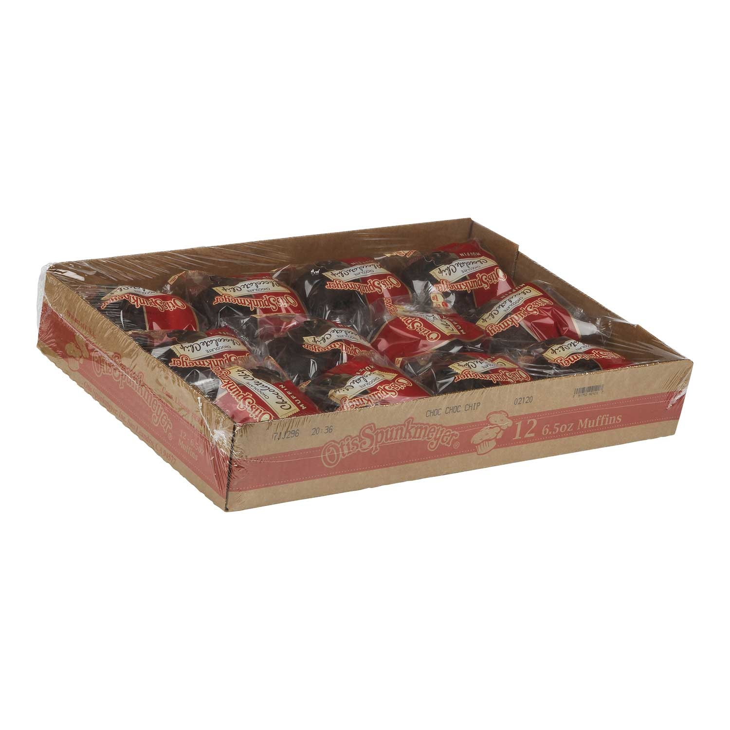 Otis Spunkmeyer Delicious Essentials Chocolate Chocolate Chip Muffin, 6.5 Ounce -- 48 per case.