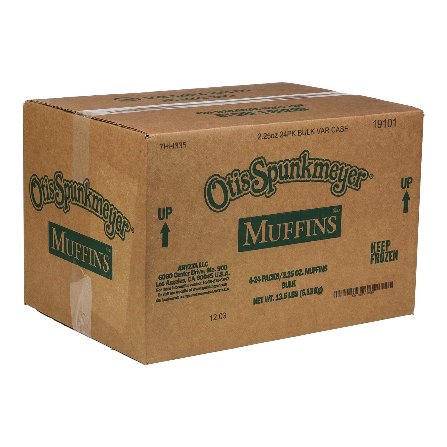 Otis Spunkmeyer Delicious Essentials Variety Muffin, 2.25 Ounce -- 96 per case.