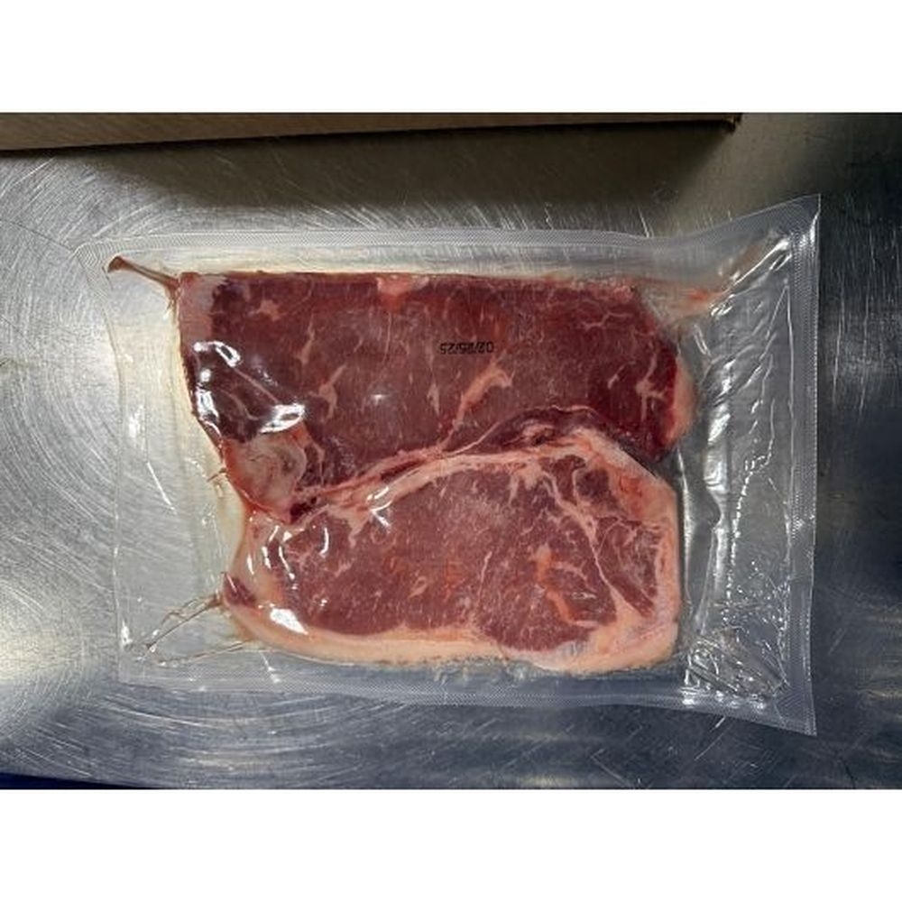 Standard Meat 16 Ounce Usda Choice Bone-In Beef Strip Steak, 17.25 Pound