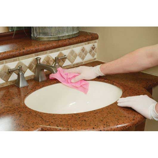 Atlantic Mills Economy Food Service Pink and White Wipe, 13 x 20 inch -- 200 per case