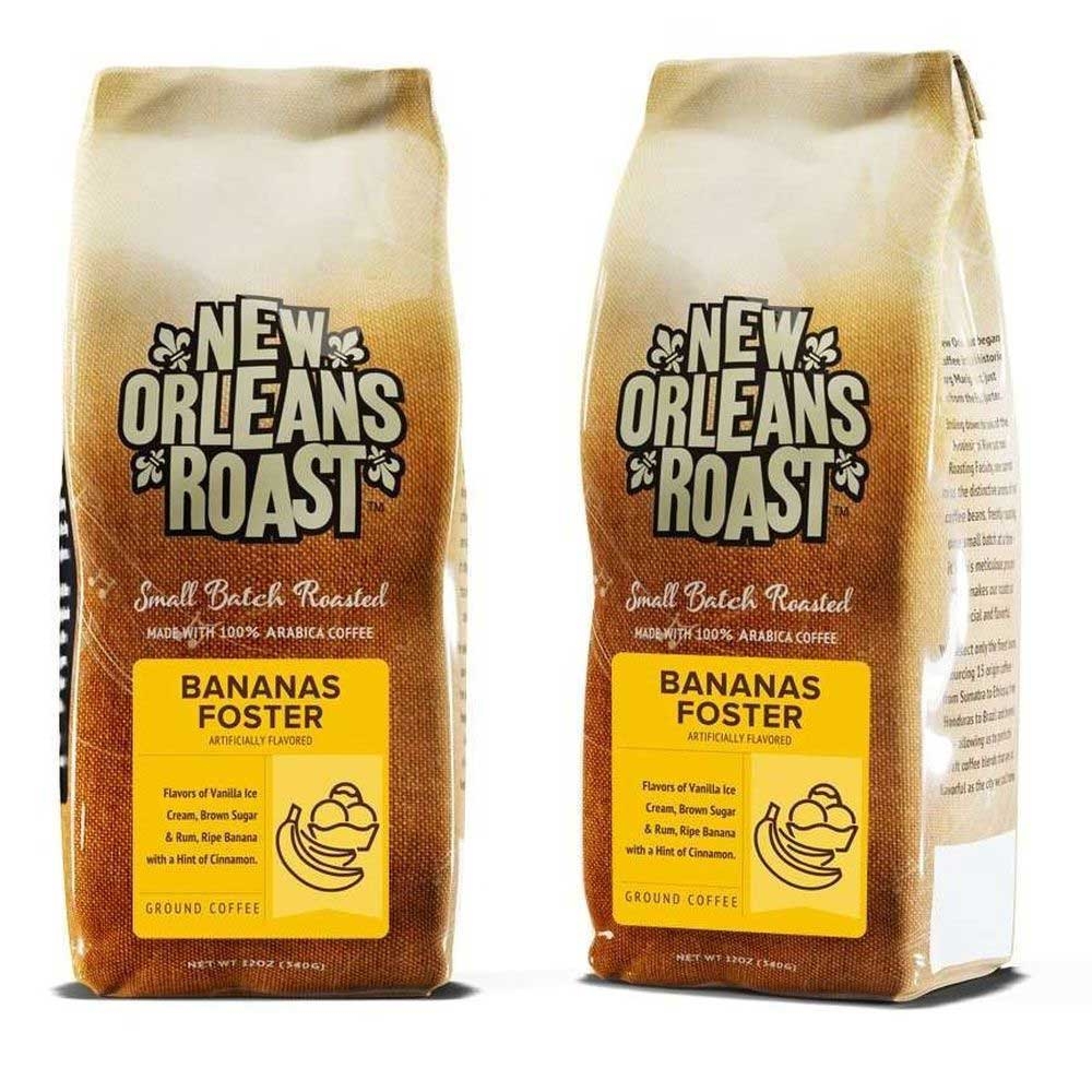 New Orleans Roast Bananas Foster Ground Coffee, 12 Ounce -- 6 per case.