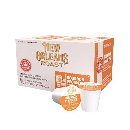 New Orleans Roast Bourbon Pecan Pie Single Serve Coffee, 12 count -- 6 per case