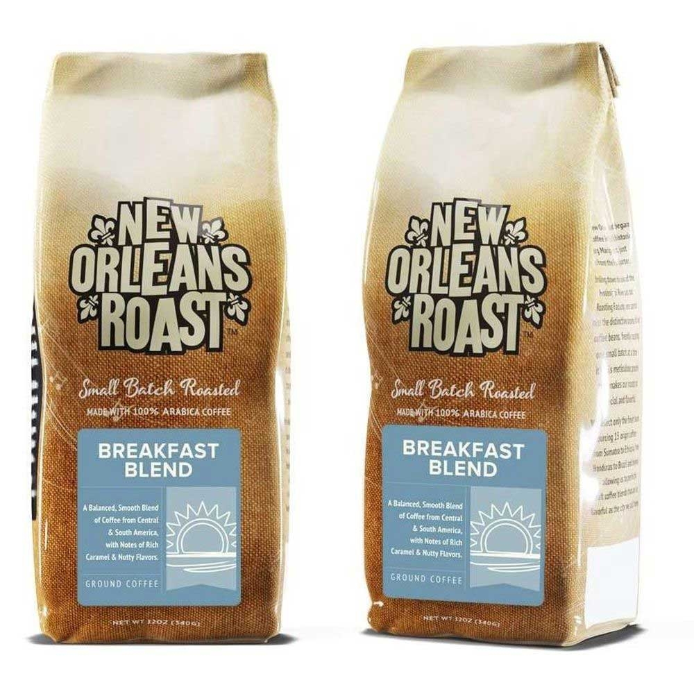 New Orleans Roast Breakfast Blend Ground Coffee, 12 Ounce -- 6 per case.