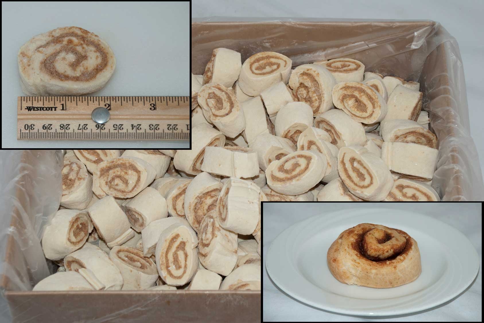 General Mills Pillsbury Supreme Freezer-to-Oven Cinnamon Roll, 1.5 Ounce -- 200 per case.