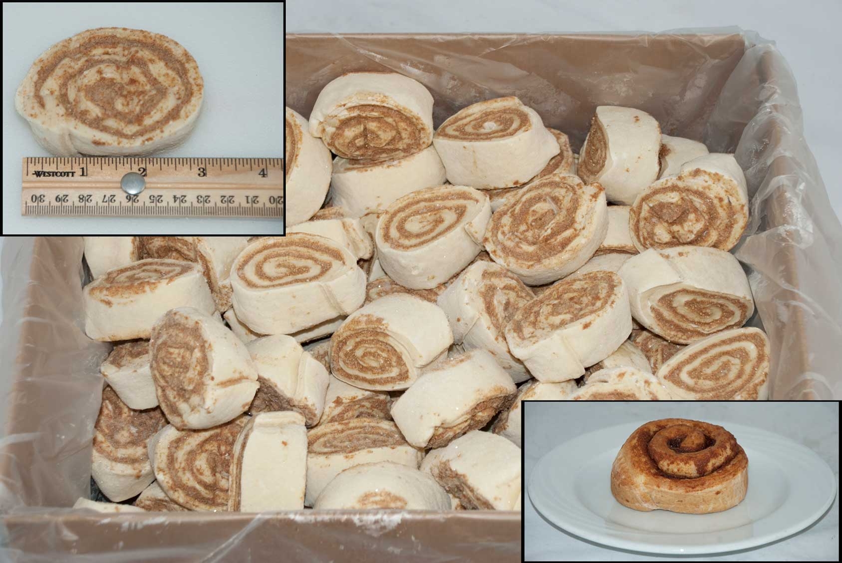 General Mills Pillsbury Supreme Freezer-to-Oven Cinnamon Roll, 3 Ounce -- 100 per case.