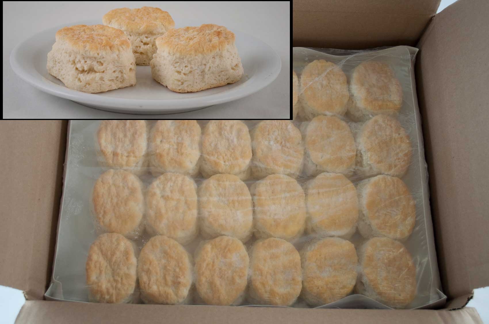 General Mills Pillsbury Baked Southern Style Biscuit, 2 Ounce -- 120 per case.