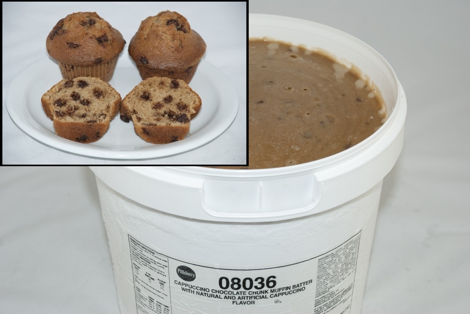 General Mills Pillsbury Cappuccino Chocolate Chunk Muffin Batter, 18 Pound.