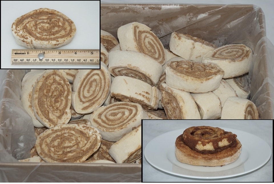 General Mills Pillsbury Supreme Freezer-to-Oven Cinnamon Roll, 5 Ounce -- 60 per case.