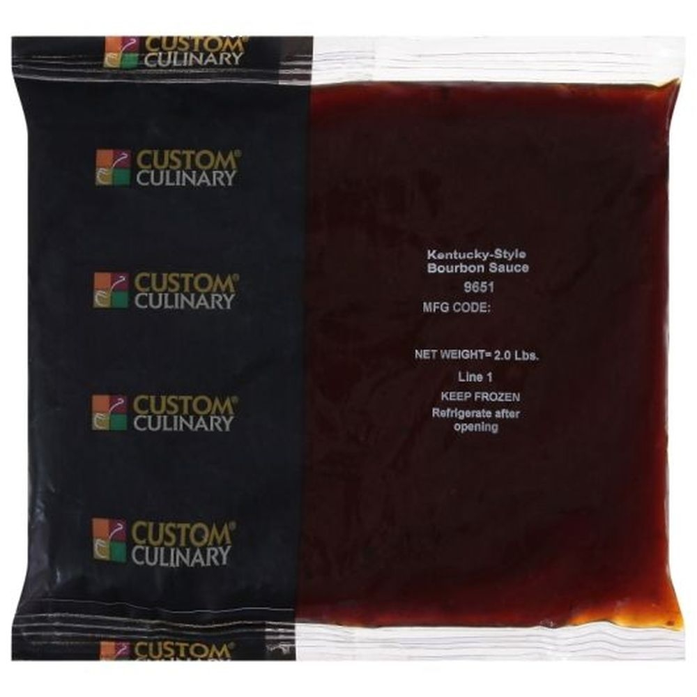 Custom Culinary Gold Label Kentucky-Style Bourbon Sauce, 2 Pound -- 8 per case