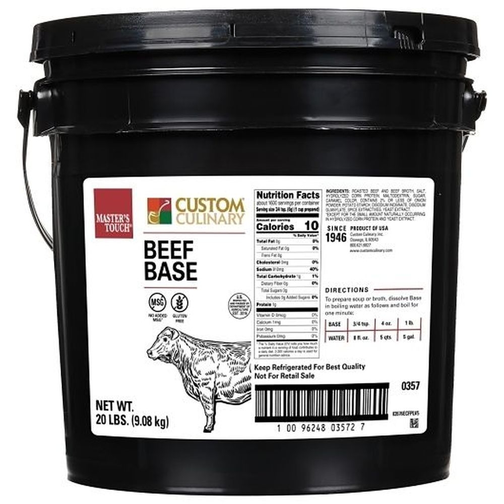 Masters Touch Beef Base Paste, 20 Pound