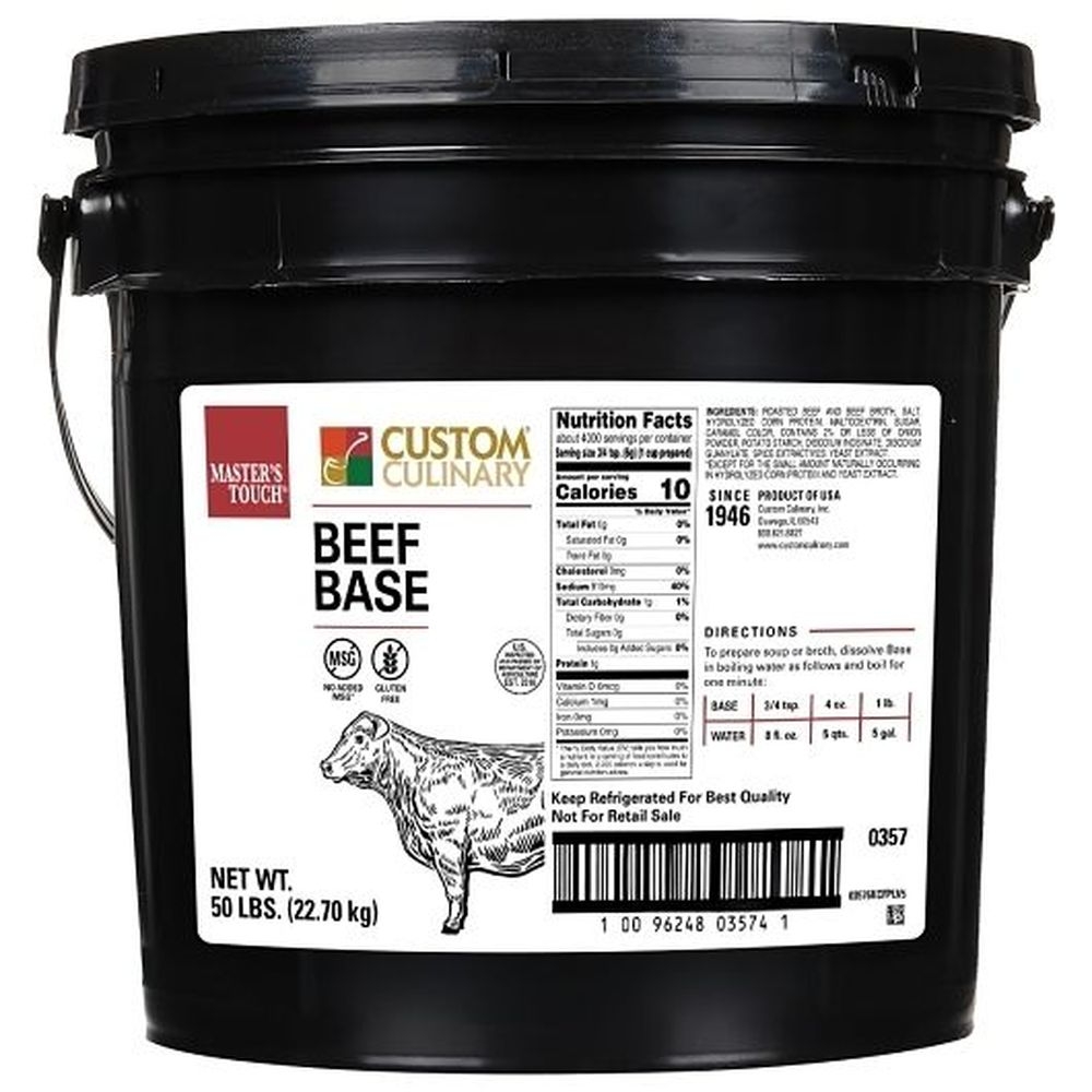 Masters Touch Beef Base Paste, 50 Pound