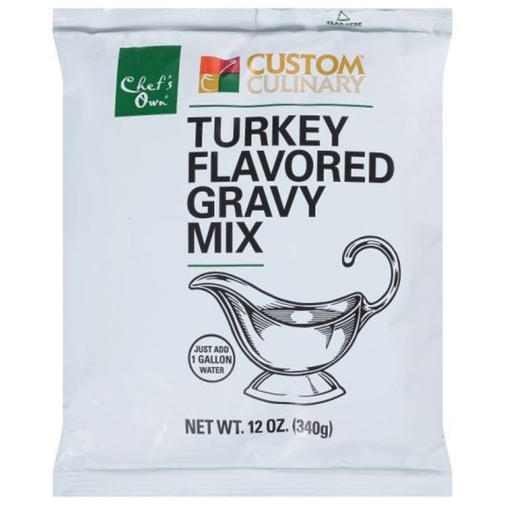 Chefs Own Turkey Flavored Gravy Mix, 12 Ounce -- 8 per case