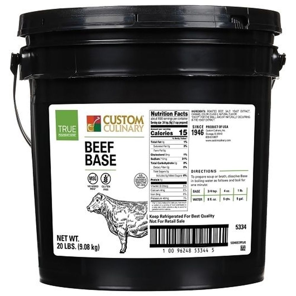 True Foundations Beef Base, 20 Pound