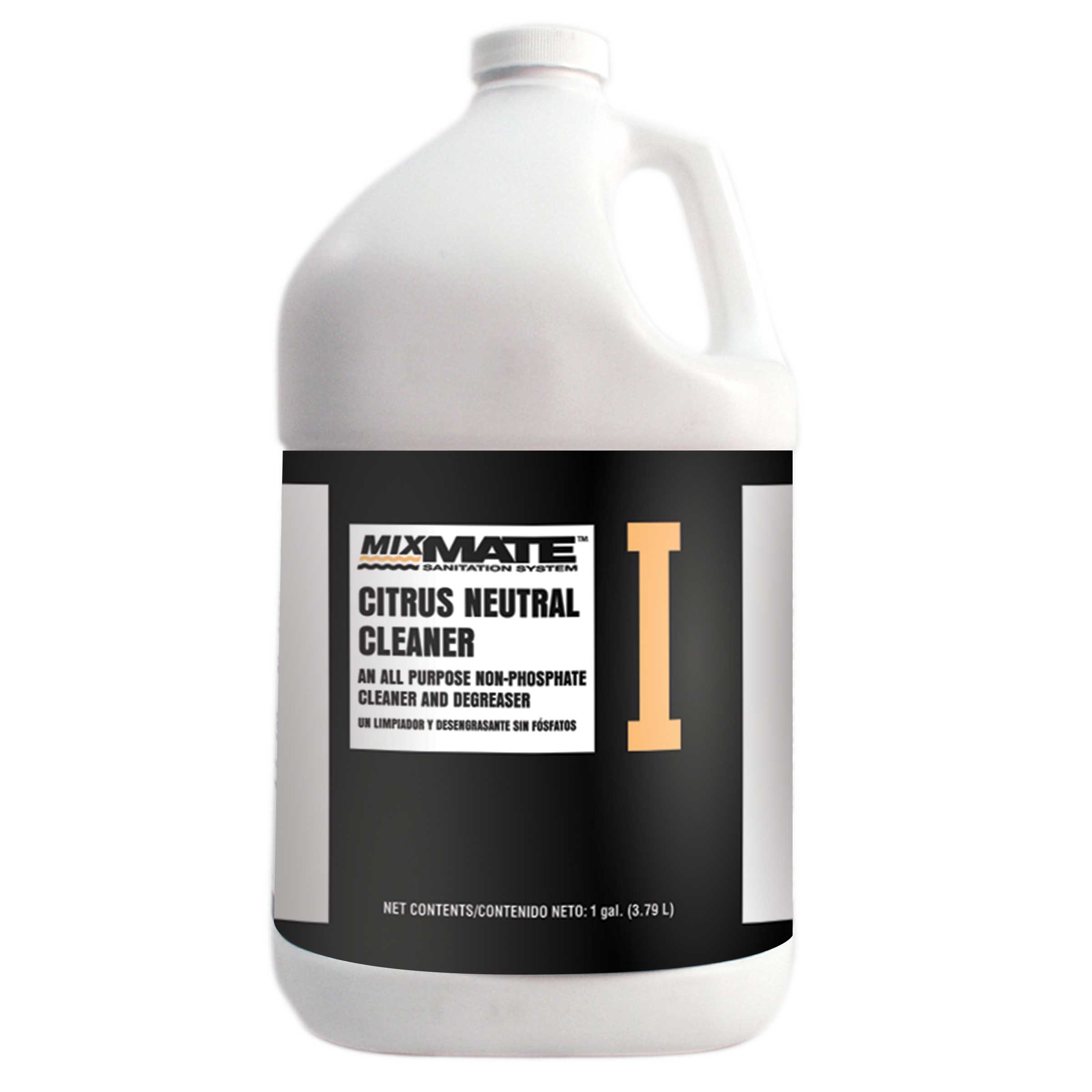 US Chemical Mix Mate Concentrate Citrus Neutral Floor Cleaner, 1 Gallon -- 2 per case.
