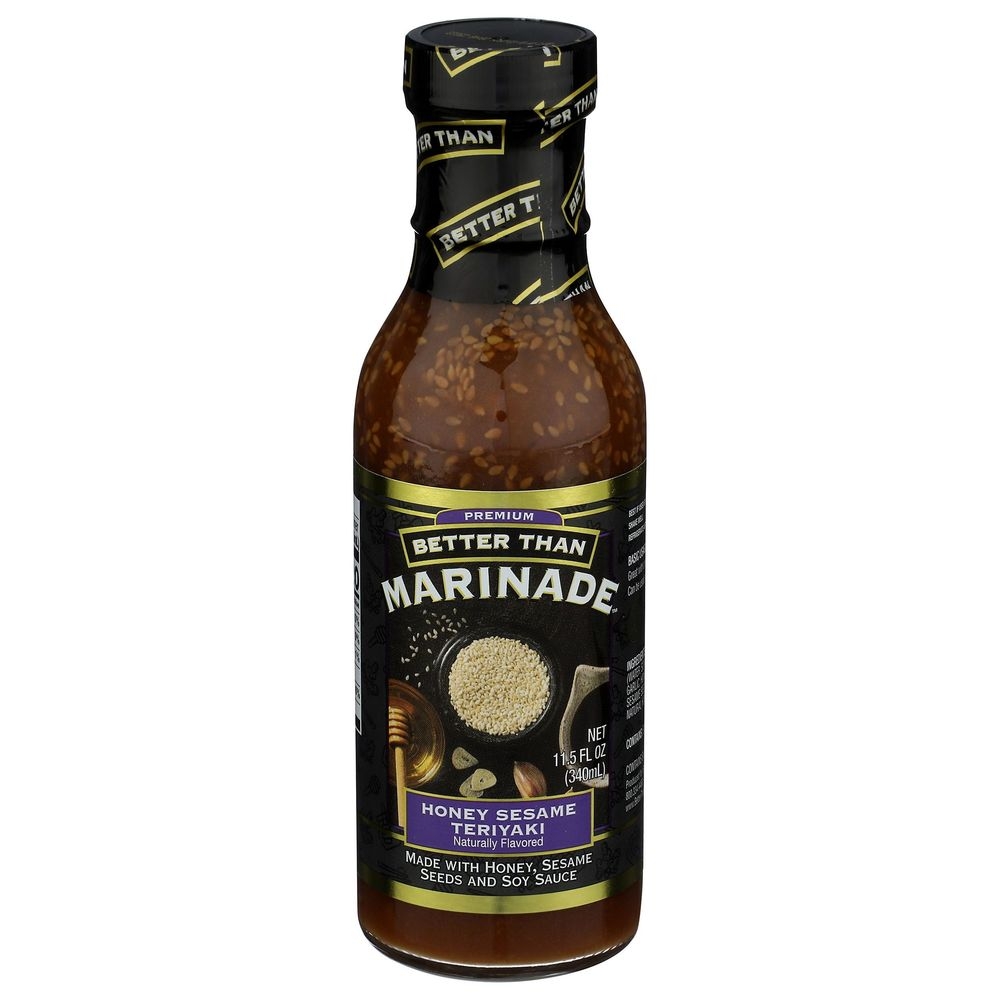 Better Than Marinade Premium Honey Sesame Teriyaki Marinade, 11.5 Ounce -- 6 per case