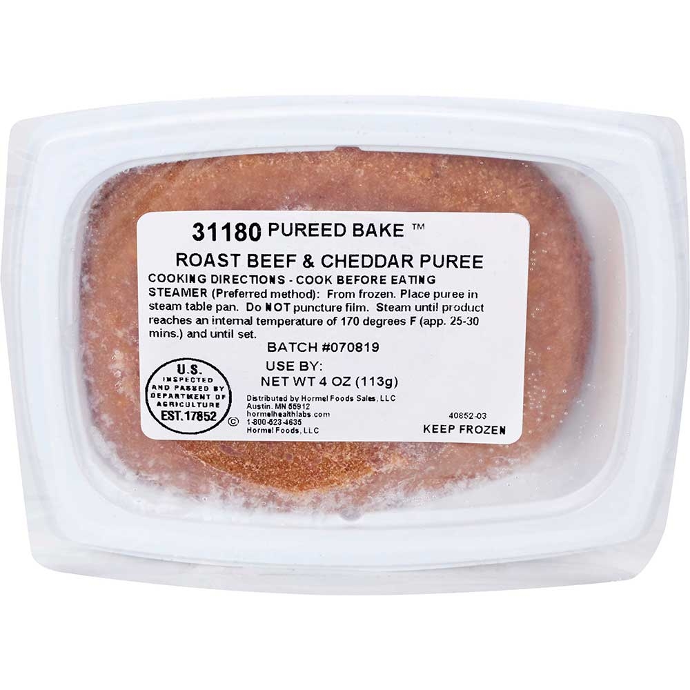 Hormel Healthlabs Cliffdale Farms Roast Beef and Cheddar, 4 Ounce -- 24 per case.