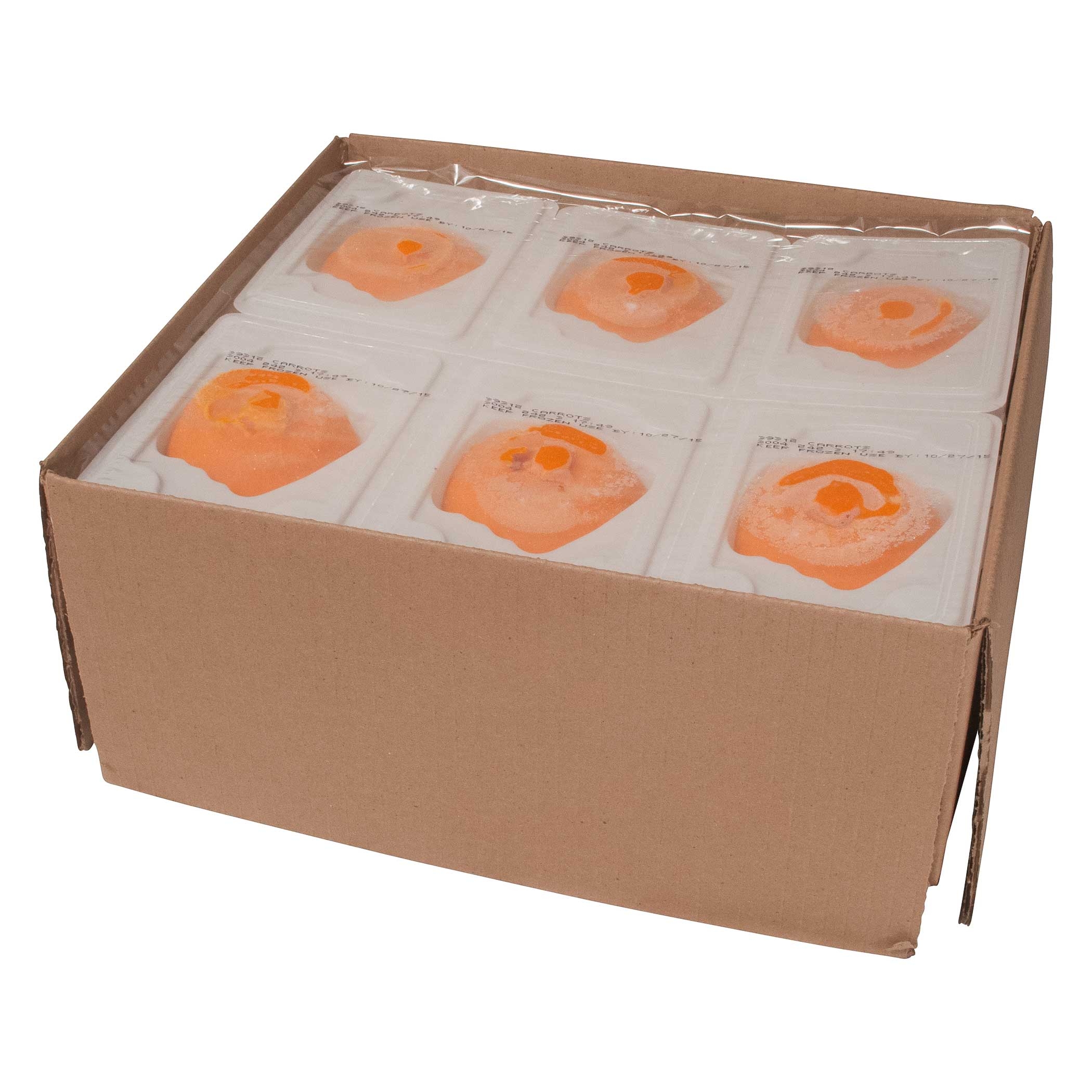 Hormel Healthlabs Thick & Easy Shaped Pureed Carrot - 3.2 oz. package, 24 packages per case