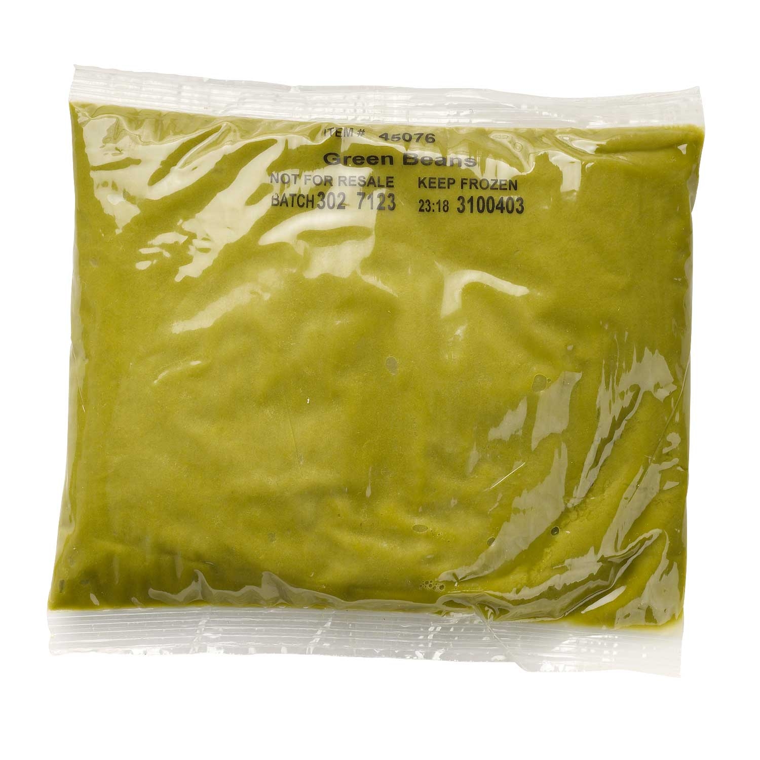 Hormel Healthlabs Thick & Easy Pureed Green Beans - 2 lb. package, 6 packages per case