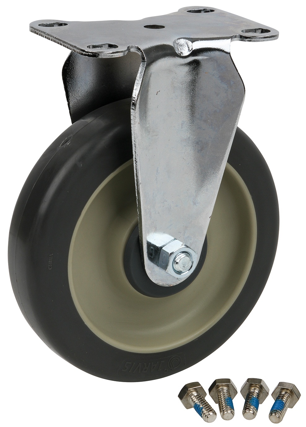 Cambro Polyurethane Replacement Part Rigid Caster Kit, 5 inch