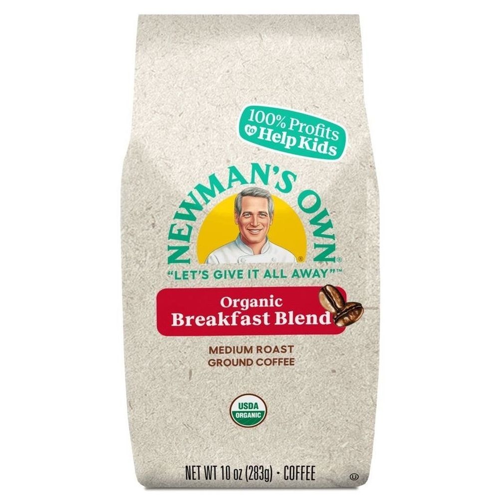 Newmans Own Breakfast Blend Ground Coffee, 10 Ounce -- 6 per case